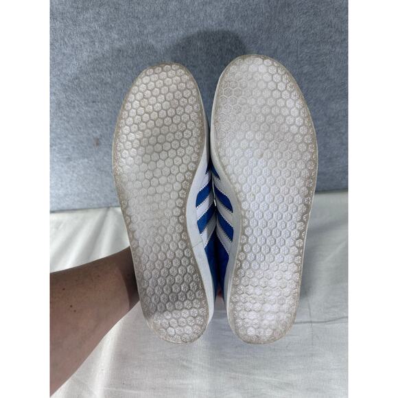 Adidas Gazelle 85 Men’s sz 9.5 Blue Bird Cloud White Mens Athletic Sneaker 2022 - Picture 9 of 13